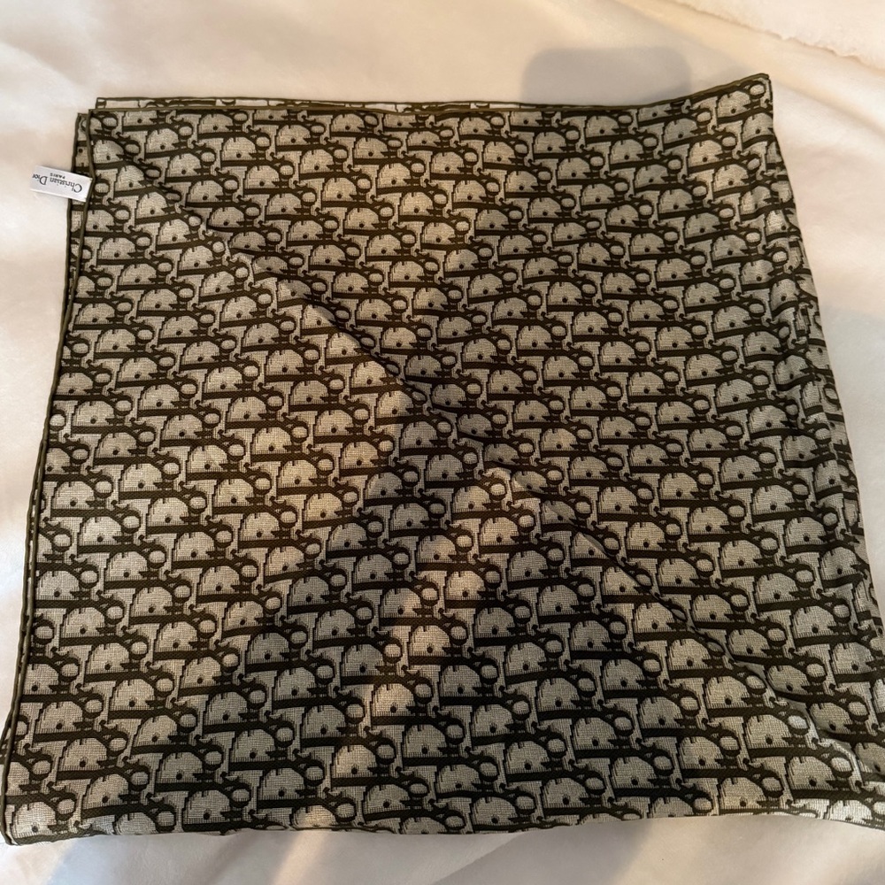 Christian Dior Large Silk Scarf